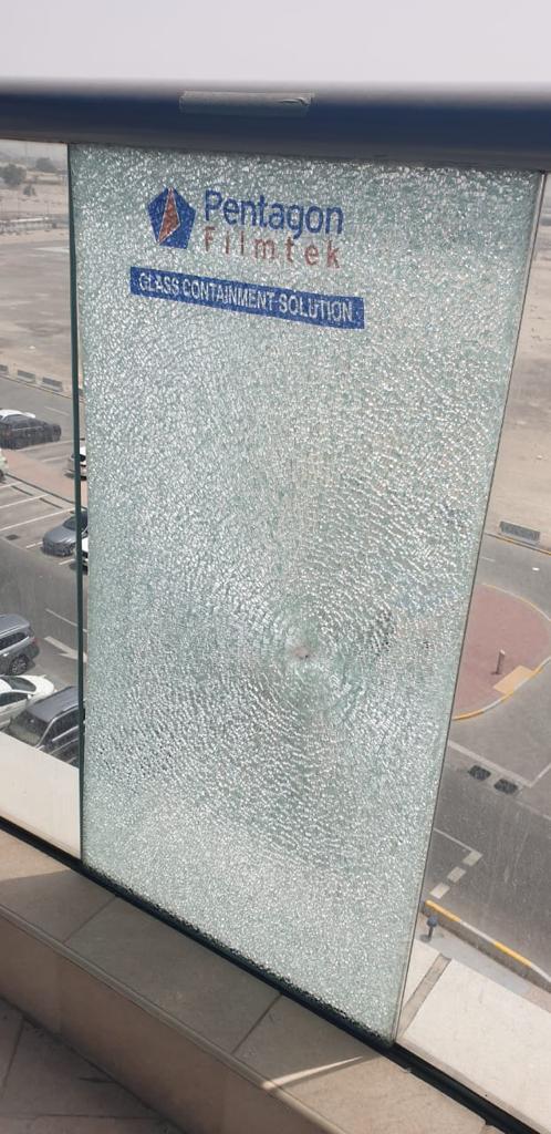 News Flash Pentagon Filmtek solve Falling glass problem